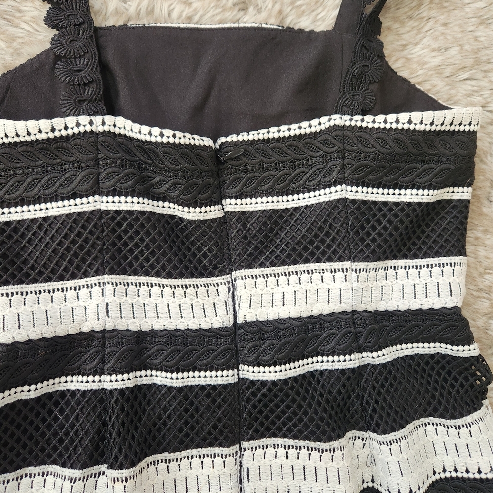 La Maison Talulah Darling One Midi Dress Black And White NWT Women's Size XL - Picture 11 of 14